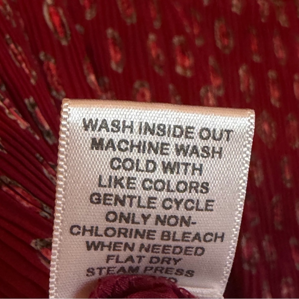 Elle Red Mini Dress with Pattern - Picture 10 of 10